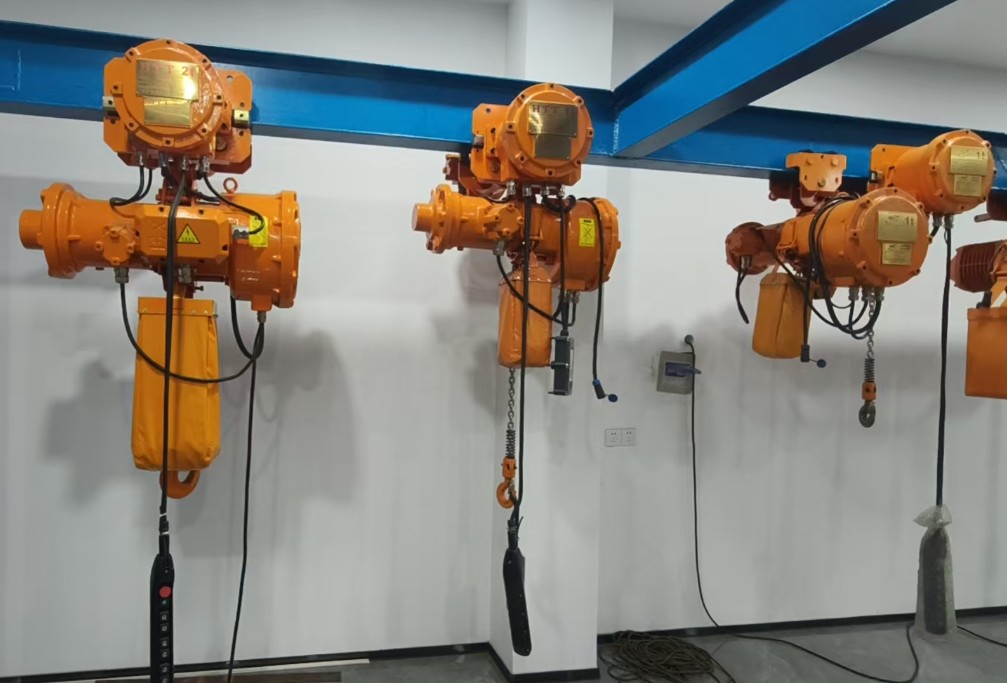 Цепная электрическая таль с тележкой