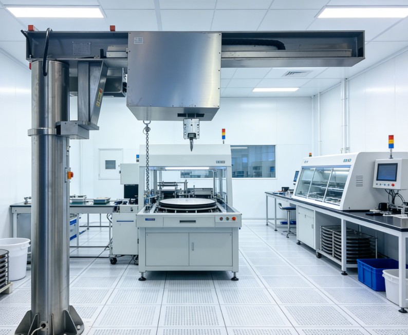 Колонный консольный кран для полупроводниковой промышленности